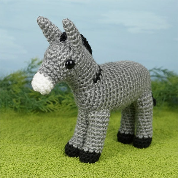 Donkey amigurumi CROCHET PATTERN digital PDF file download