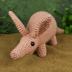 Aardvark amigurumi CROCHET PATTERN digital PDF file download