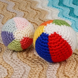 Amigurumi Beach Ball CROCHET PATTERN digital PDF file download