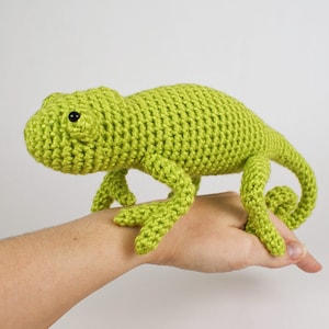 Chameleon amigurumi CROCHET PATTERN digital PDF file download