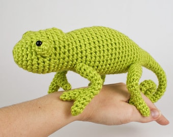 Chameleon amigurumi CROCHET PATTERN digital PDF file download