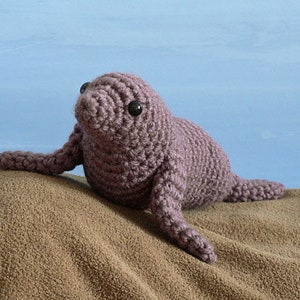 AquaAmi Sea Lion amigurumi CROCHET PATTERN digital PDF file download Bild 5