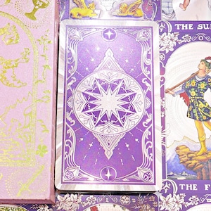 Classeur format carte de tarot (violet