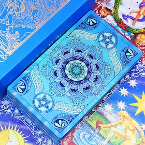 Waterproof Tarot deck * Gold foil Tarot * Tarot cards * 78 Rider–Waite Tarot