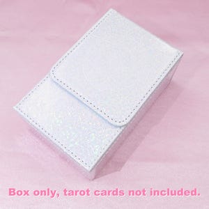 Waterproof Rose Tarot deck * Gold foil Tarot * Tarot cards * 78 Rider–Waite Tarot * Beautiful Megenta Colour White box（NO Deck）