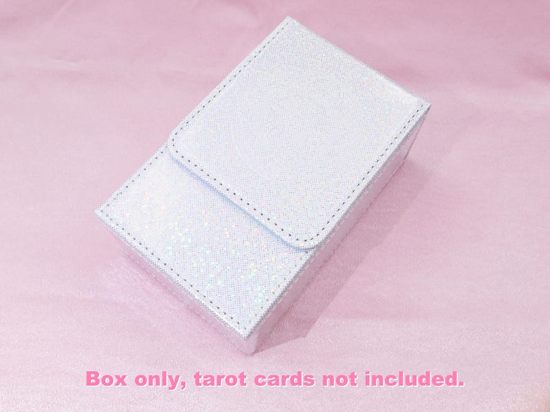 Waterproof Rose Tarot deck * Gold foil Tarot * Tarot cards * 78 Rider–Waite Tarot * Beautiful Megenta Colour White box（NO Deck）