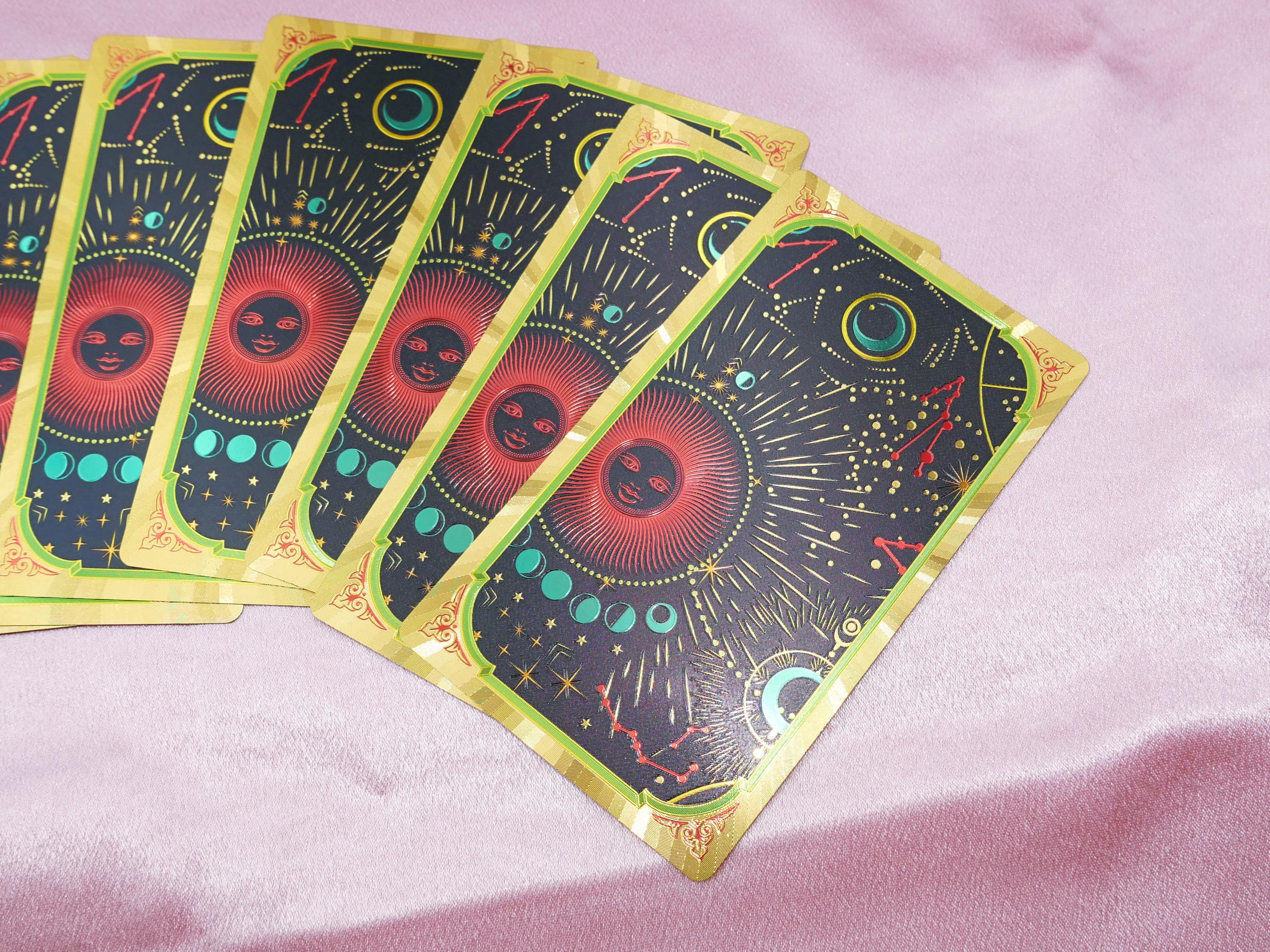 Waterproof Tarot Deck * Gold Foil Tarot * Tarot Cards * 78 Rider–waite ...
