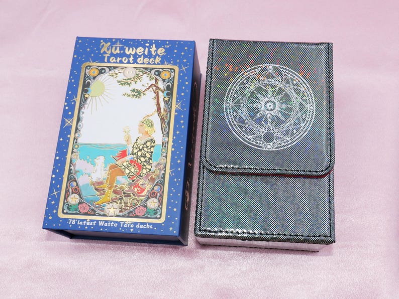 Waterproof Tarot Deck * Gold Foil Tarot * Tarot Cards * 78 Rider–waite ...
