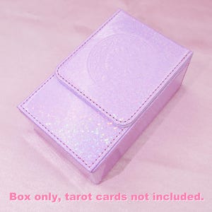 Waterproof Rose Tarot deck * Gold foil Tarot * Tarot cards * 78 Rider–Waite Tarot * Beautiful Megenta Colour Pink box（NO Deck）