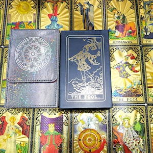Vattentät Tarotlek * Guldfolie Tarot * Tarotkort * 78 Rider-Waite Tarot