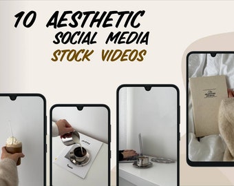 10 Faceless Videos Bundle, Aesthetic, Social Media Reels, Content Creation, Faceless Digital Marketing Reels Faceless Aesthetic Stock Videos