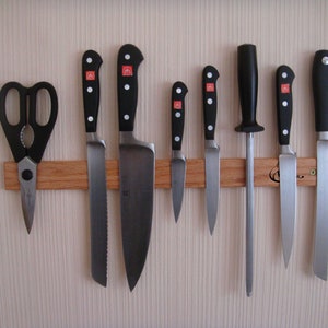 18&quot; Hardwood Magnetic Knife Rack