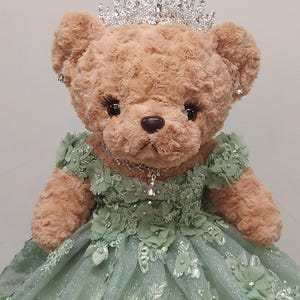 dancing bear green dress Amazon.com: KINNEX COLLECTIONS SINCE 1997 20" Quince Anos Quinceanera Last  Doll Teddy Bear with Dress (Centerpiece) ~ ARC16831-33R (Emerald Green) :  Toys & Games