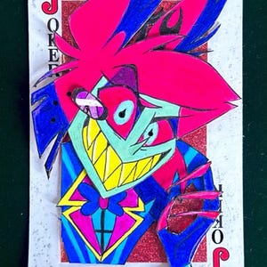 Naipes personalizados con arte pintado en 3D de Hazbin Hotel/Helluva Boss