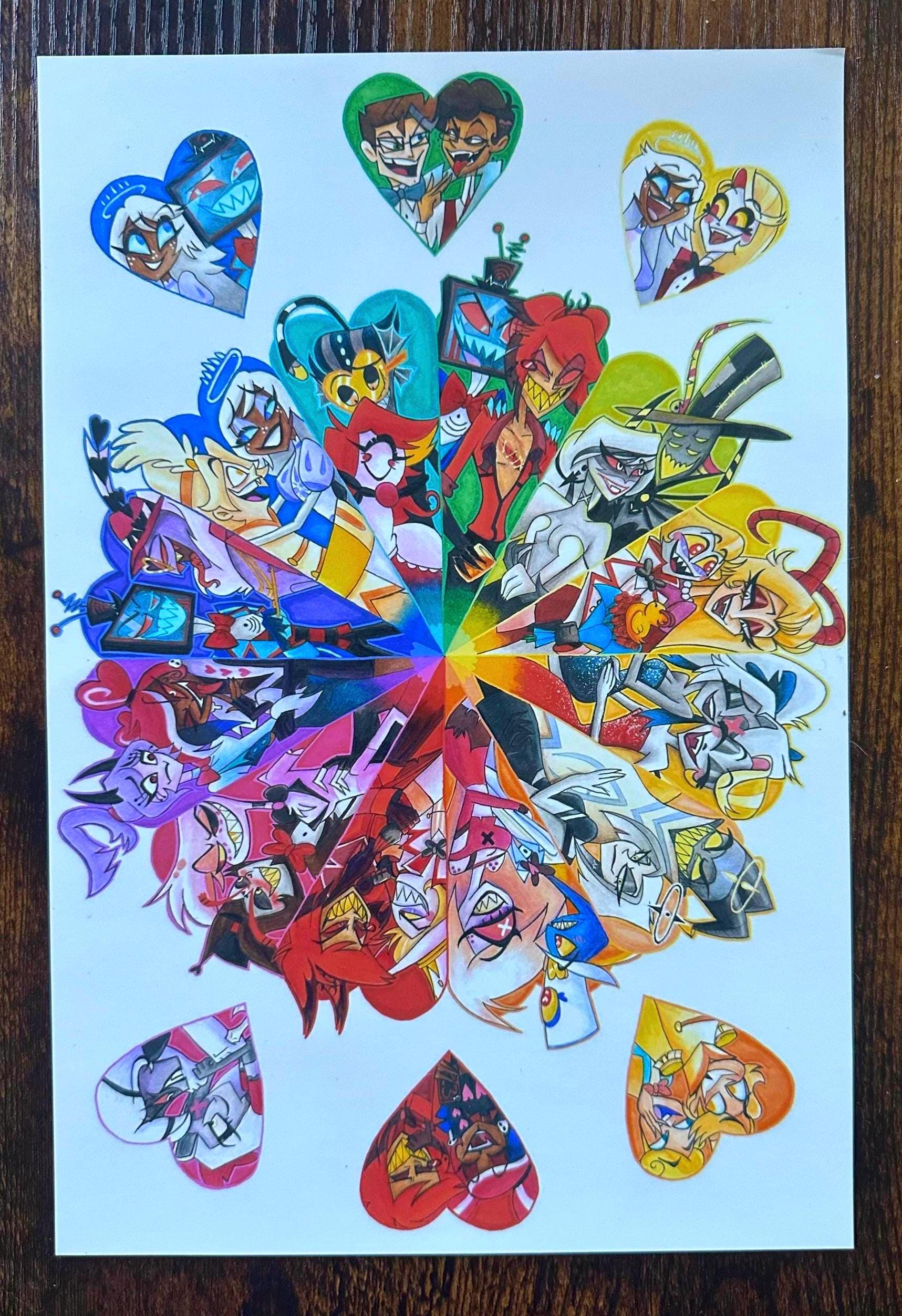Alastor hazbin hotel poster - Etsy 日本