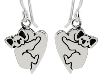 Koala Earrings - Sterling Silver Koala Earrings