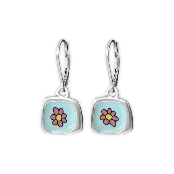 Engelsrufer Orecchini Fiore Della Vita In Argento Sterlina – Zirconi Colorati E Simbolismo Angelico