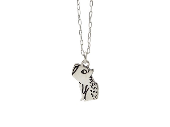 Sterling Silver Capybara Charm Necklace Cute Capybara Pendant on