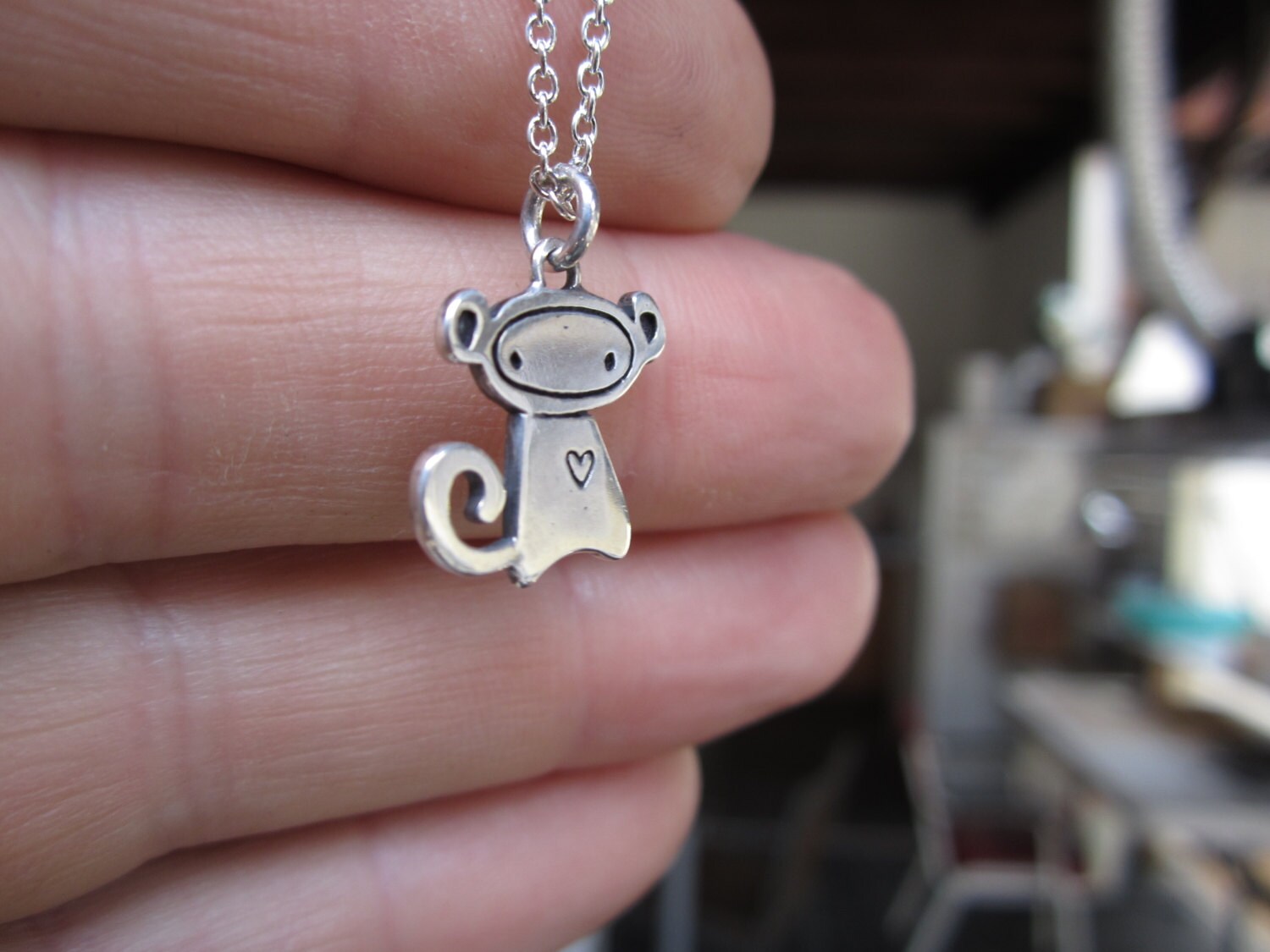 Entrega En 24 Horas] Collar De Los Hombres De Moda Colgante De Cadena Cubana Gengar Estilo De Dibujos Animados Oro Y Plata De Metal I.441014611