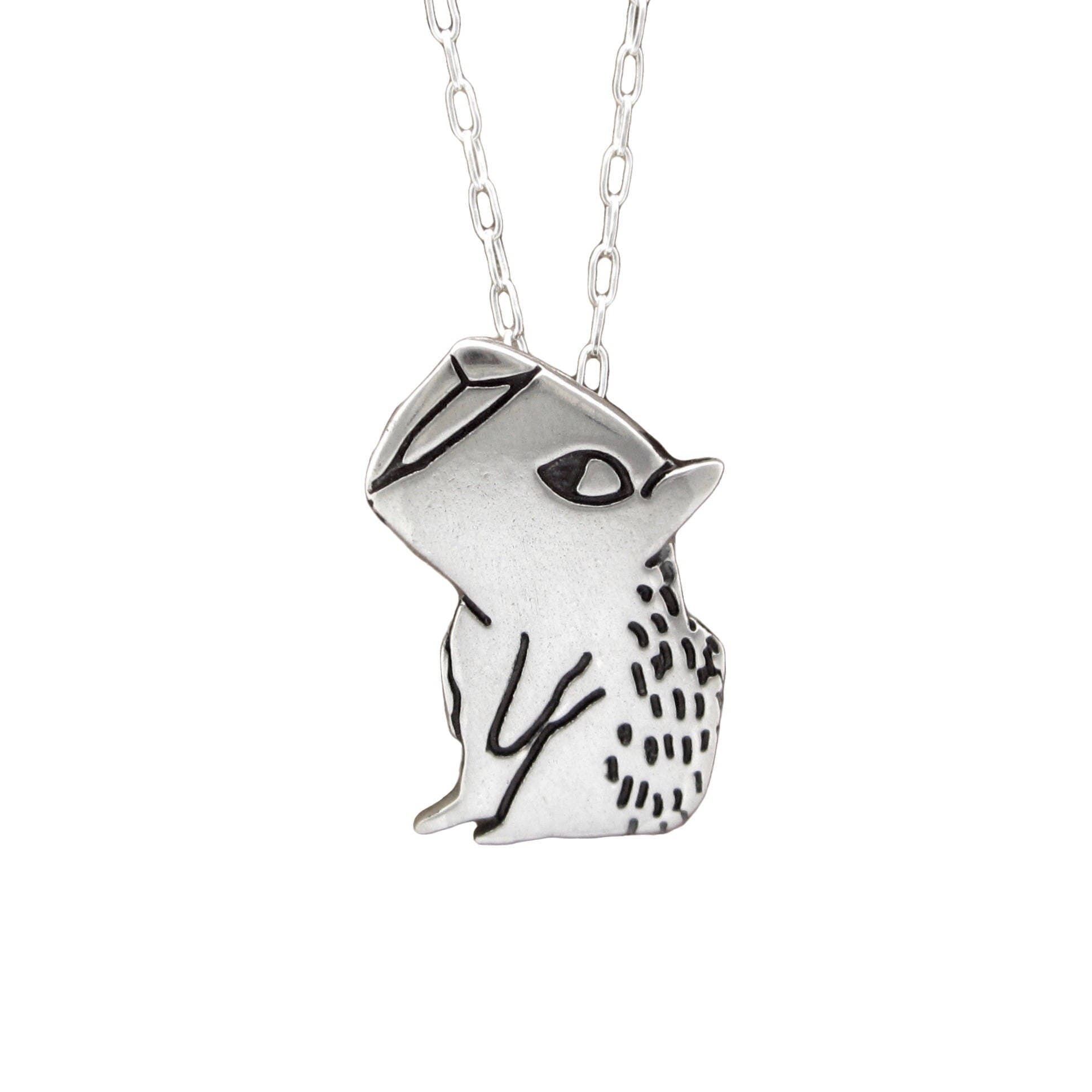 Sterling Silver Capybara Charm Necklace Silver Capybara Pendant on
