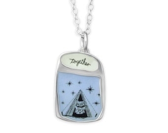 JERWLI – Orecchini Pendenti A Forma Di Capra Con Cuore – Argento Sterling 925 – Regalo Per Amanti Delle Capre - 3