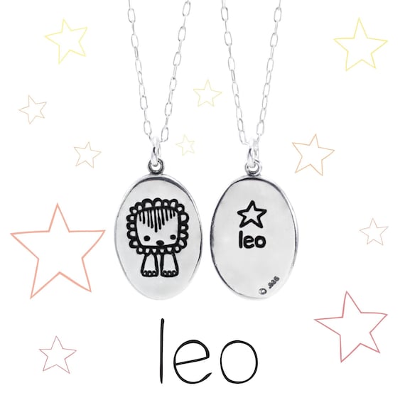 Super Cute Leo Necklace Sterling Silver 
