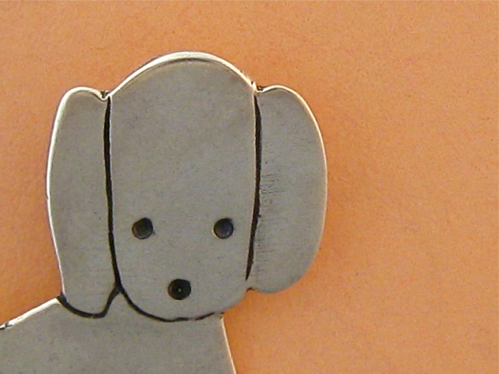 Dog Necklace Sterling Silver Dog Pendant Etsy