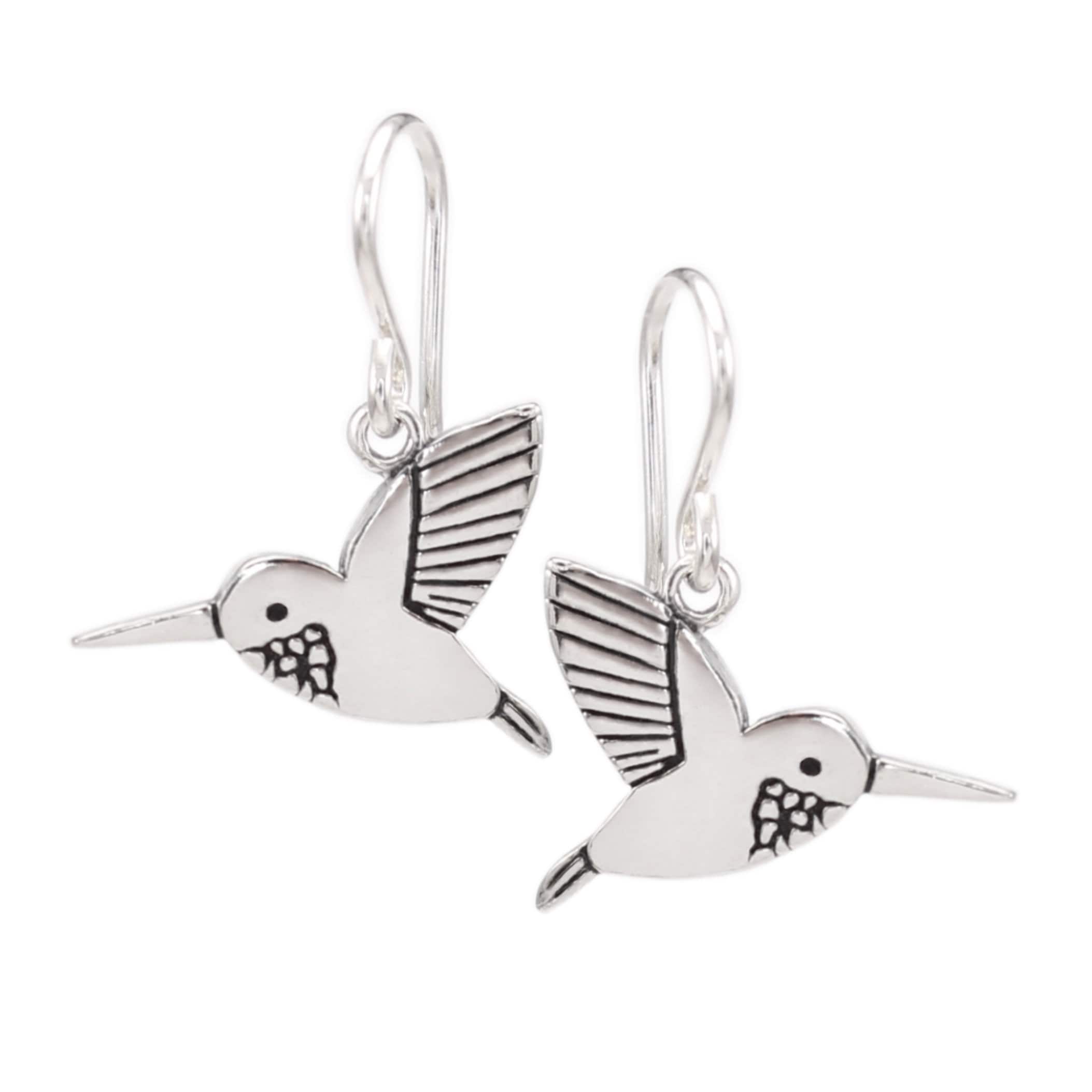 Sterling Silver Hummingbird Charm 