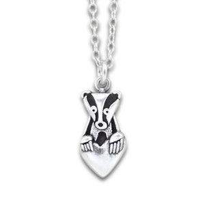 Tiny Badger Charm - Small Detailed and Adorable Solid Sterling Silver Badger Charm