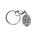 Sterling Silver Who's Counting Keychain - Birthday or Anniversary Keyring or Key Fob - Custom Birthday Gift - Personalized Anniversary Gift