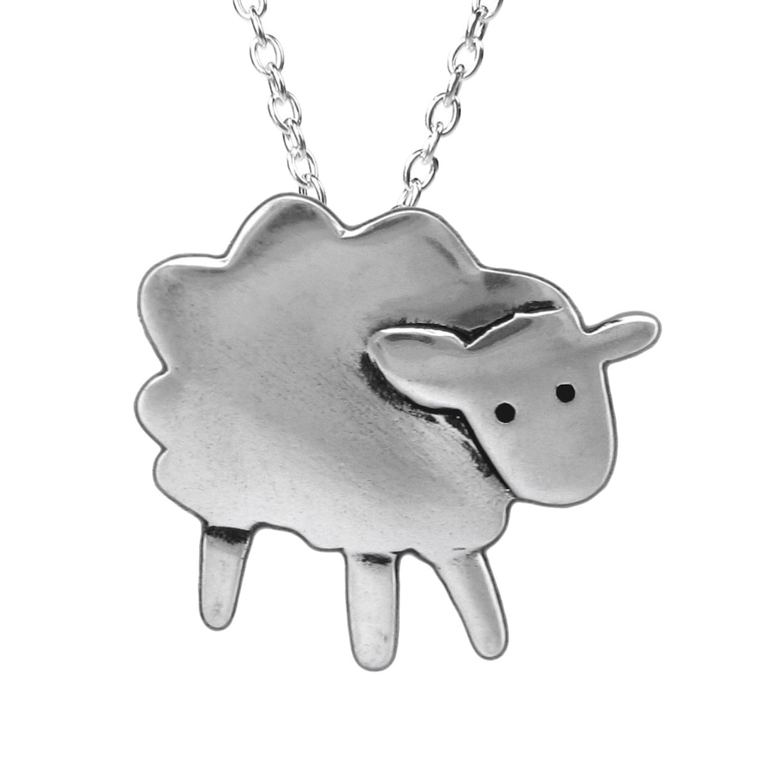 Sheep pendant necklace sale