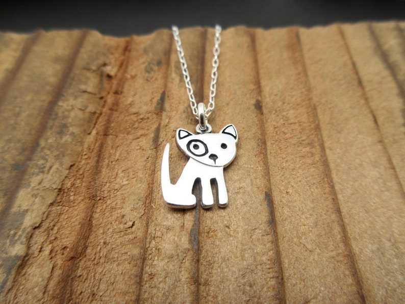 Sterling Silver Mother Daughter Adorable Dog Charm Necklaces Set of Two Sterling Silver Dog Pendants on Adjustable Chains image 4