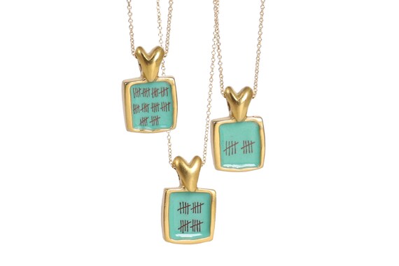 Gold Anniversary Necklace 10 Year 20 