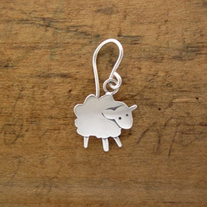 Sheep Earrings Sterling Silver Lamb Earrings image 3