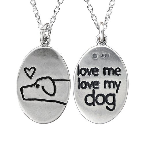 I Love My Dog Charm 791263CZ