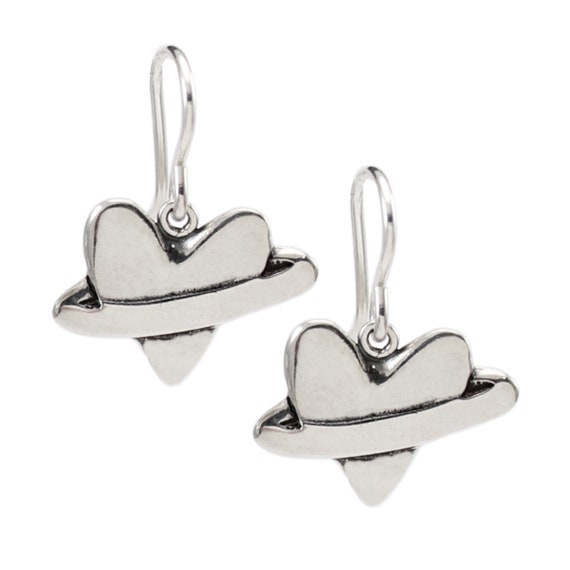 Little Planet Heart Earrings Orbit 