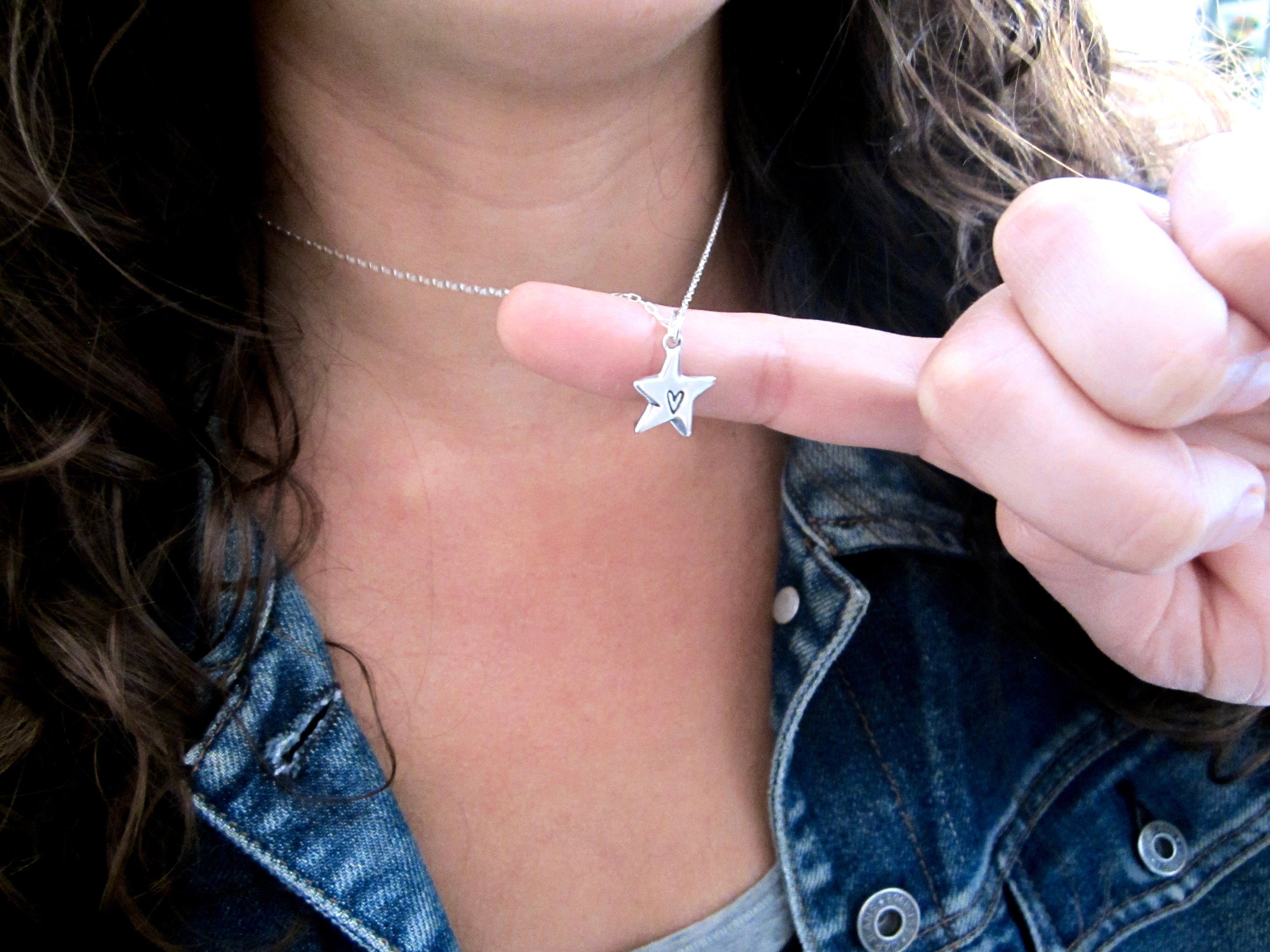 Cute necklaces silver deals