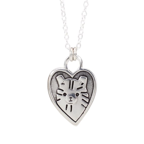 Cat Face Picture Frame Charm Sterling Silver Cat Face Picture Frame Charm Sterling Silver