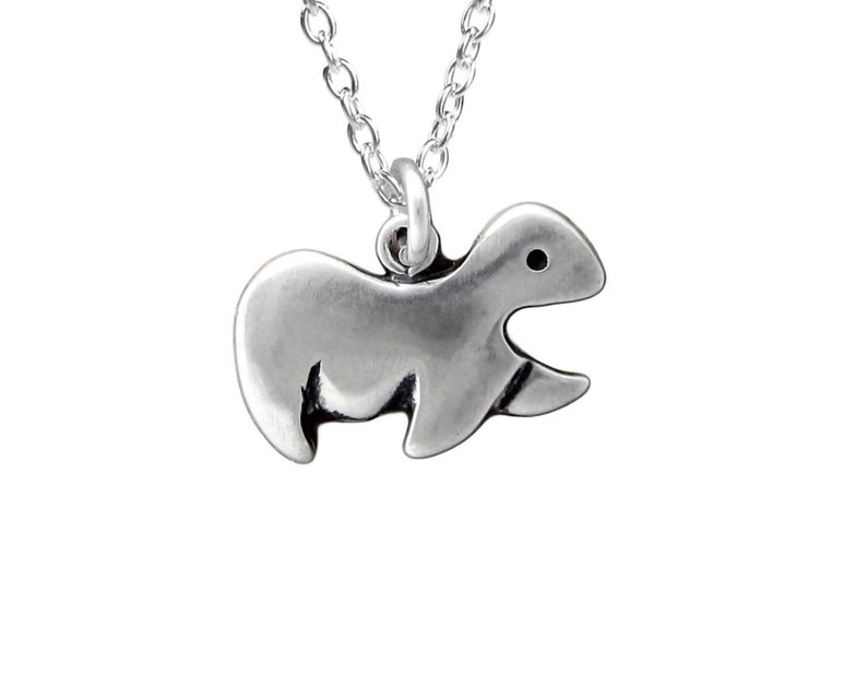Sea Lion Charm Sterling Seal Necklace Silver Baby Seal Pendant