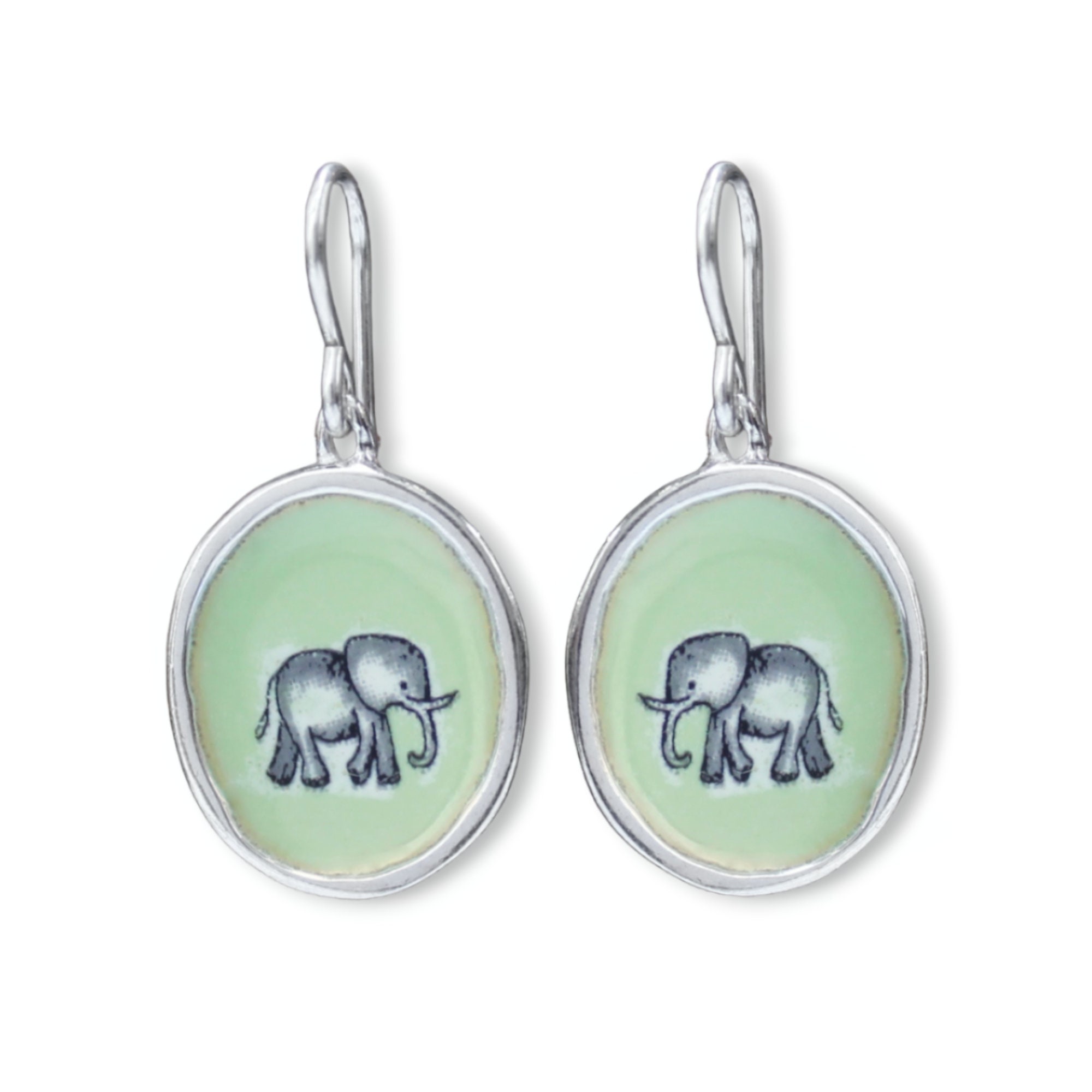 Orecchini personalizzati in argento Sterling con pietra di nasca, regalo di compleanno, regalo di Natale per le donne e le ragazze. - CALLIE