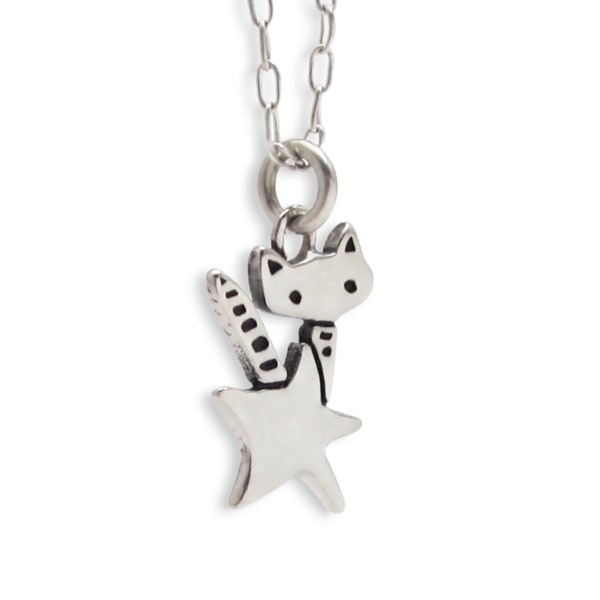 Cat Star Pendant Necklace