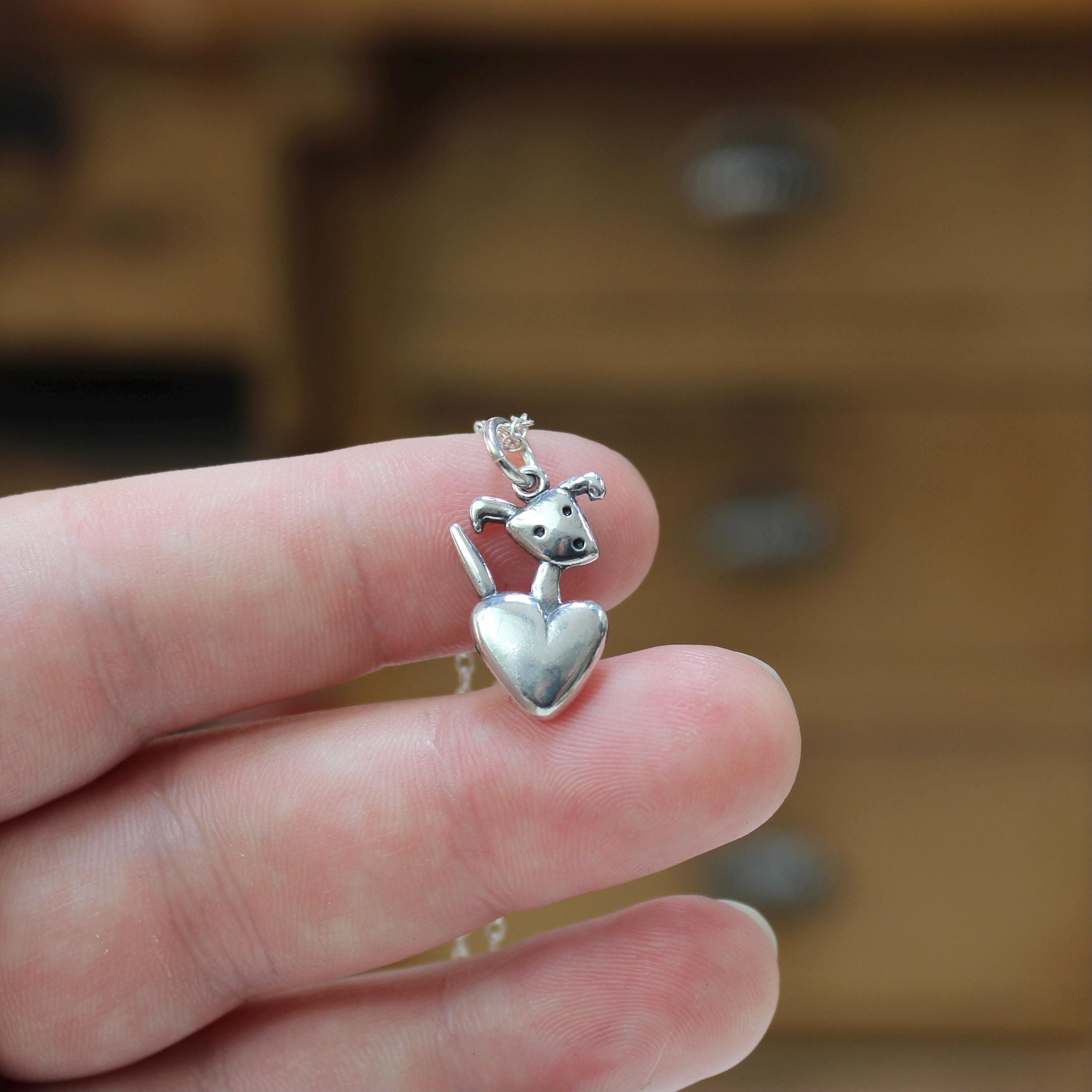 VONALA Hond en meisje halsketting sterling zilver hond puppy hanger ketting mijn beste vrienden sieraden geschenken voor dames hondenliefhebbers