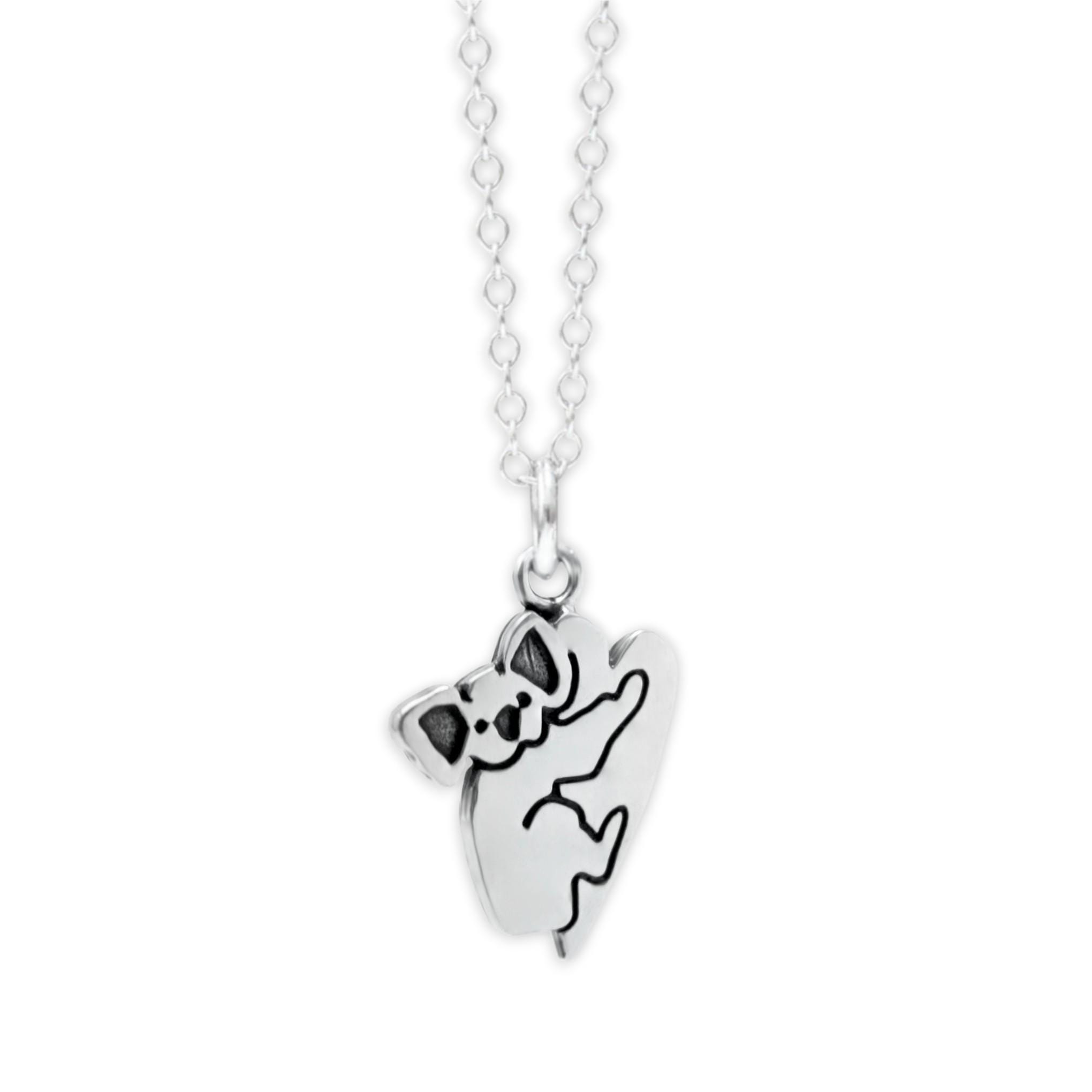 Collana Koala in argento sterling 925 – Ciondolo animale minimalista - Italia