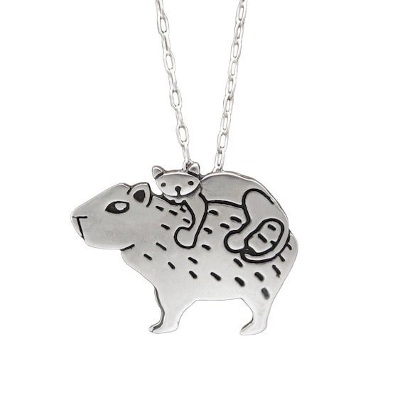 Capybara necklace deals