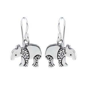 Tapir Earrings - Sterling Silver Tapir Earrings