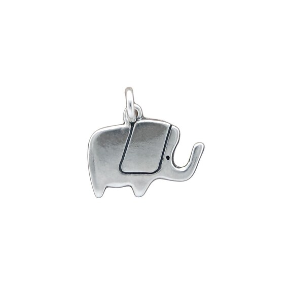 Silver Elephant Necklace Sterling Silver Elephant Pendant or Etsy