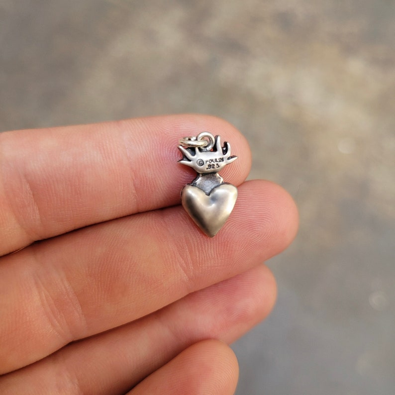 Tiny Axolotl Charm Small Detailed and Adorable Solid Sterling Silver Axolotl Charm image 5