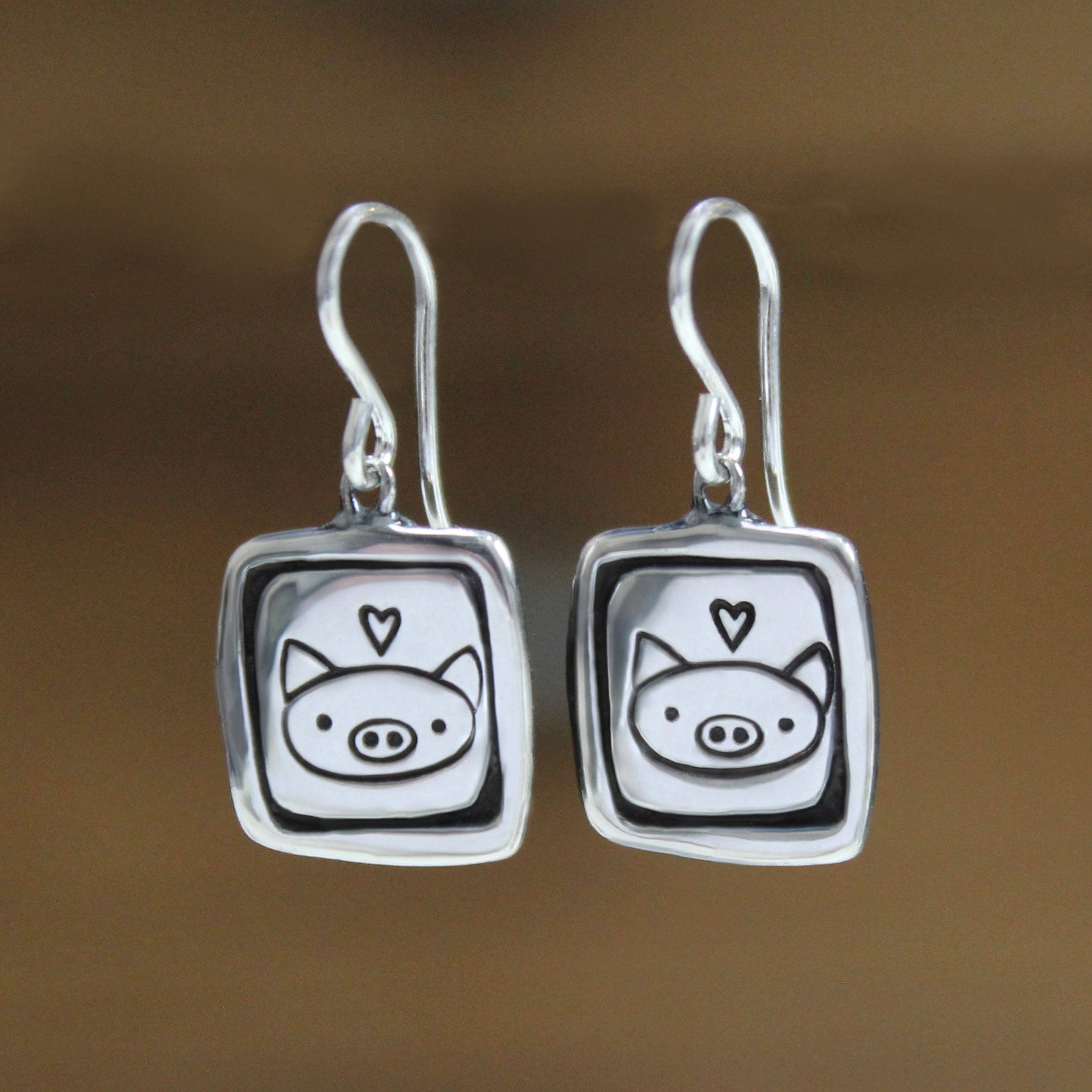 Orecchini Miniblings A Forma Di Cavallo In Argento