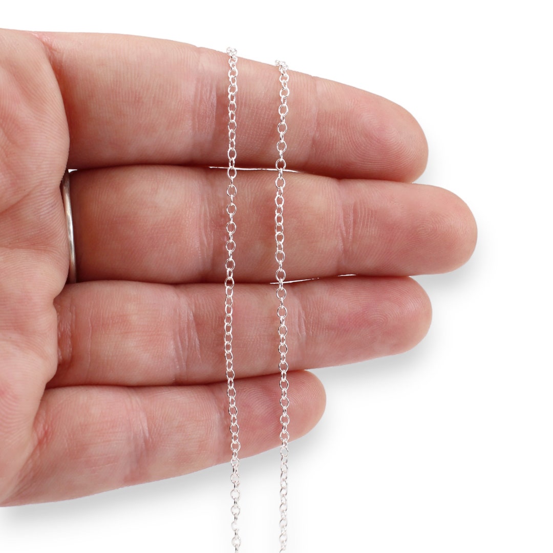 Adjustable Sterling Silver Chain 16 to 20 Inch Etsy