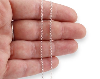 Adjustable Sterling Silver Chain - 16 to 20 Inch